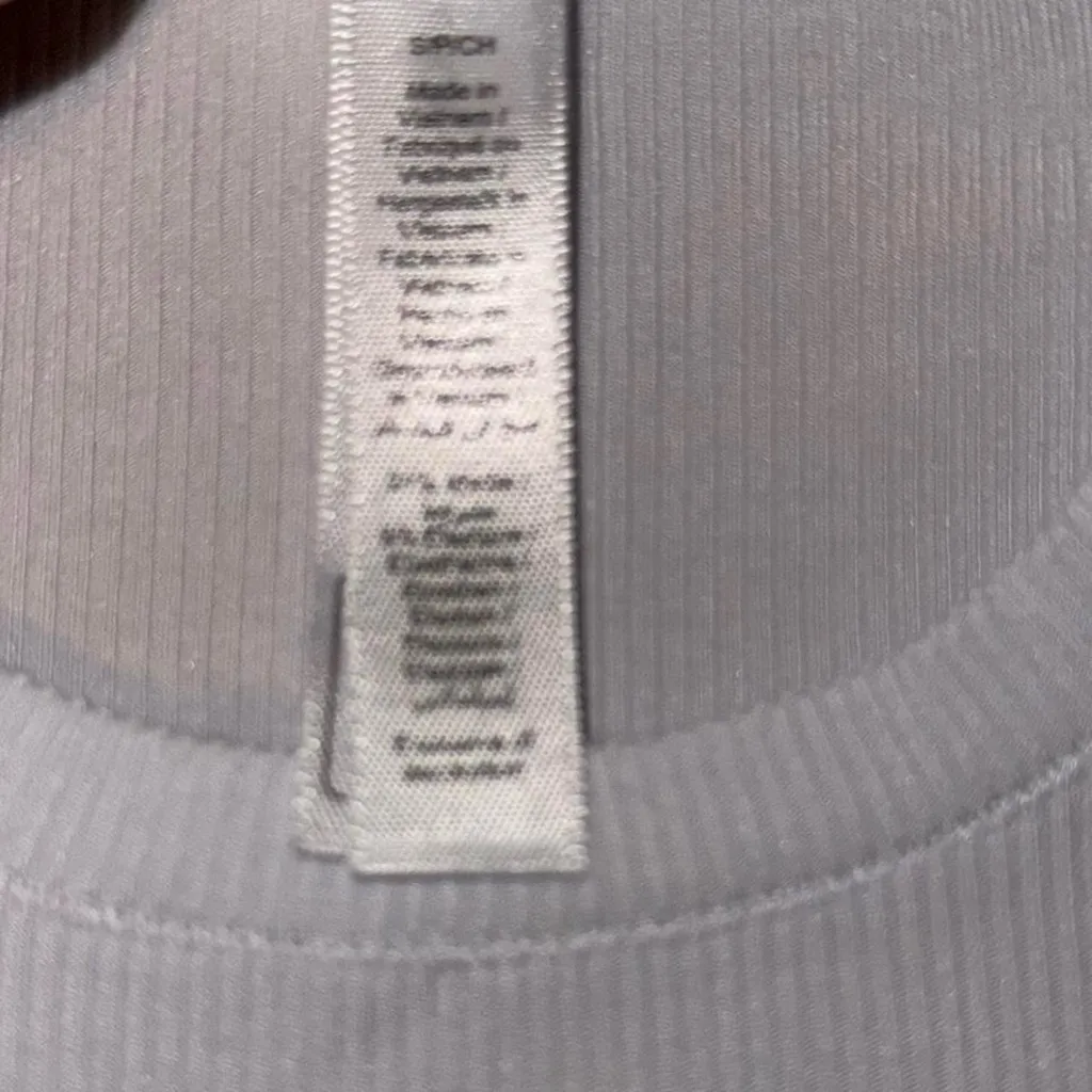 Light Blue Women's Ribbed Top - Image 8