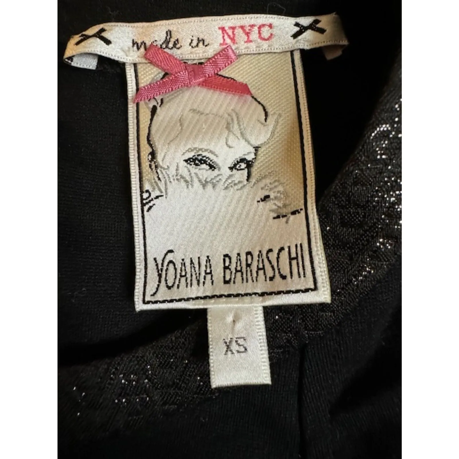 Yoana Baraschi Sexy Womens Black Zip Fitted Tank Top  Size XS - Image 5