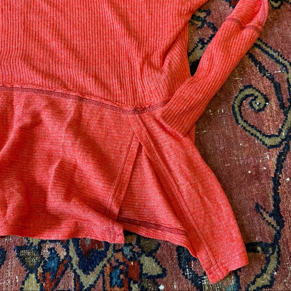 •Free People mockneck asymmetrical top• - Image 2