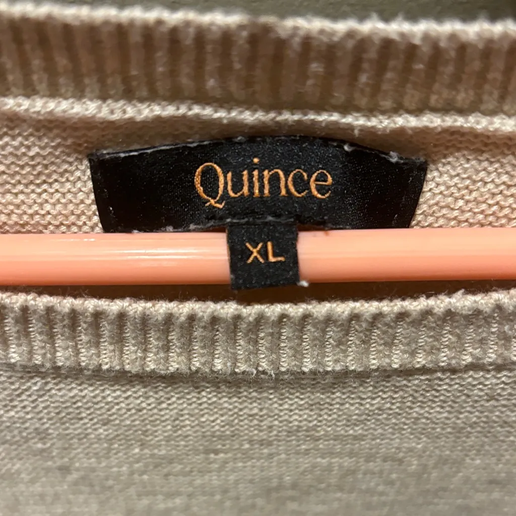 Quince Light Tan Knit Top - Image 2