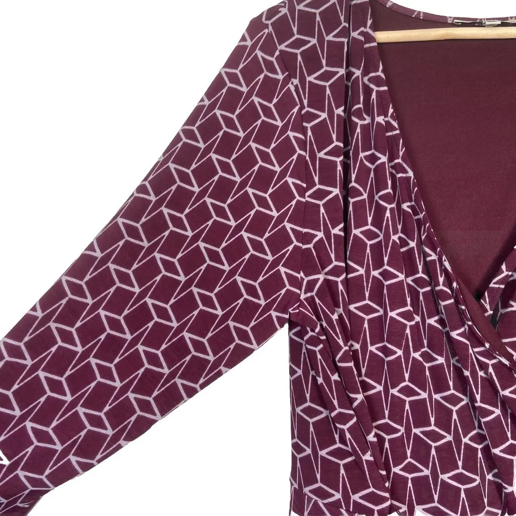 41 Hawthorn Dress Size 2X Burgundy A - Image 3