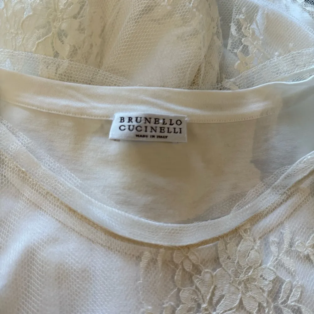 Brunello Cucinelli‎ Layered Top Size XXL Lace - Image 6