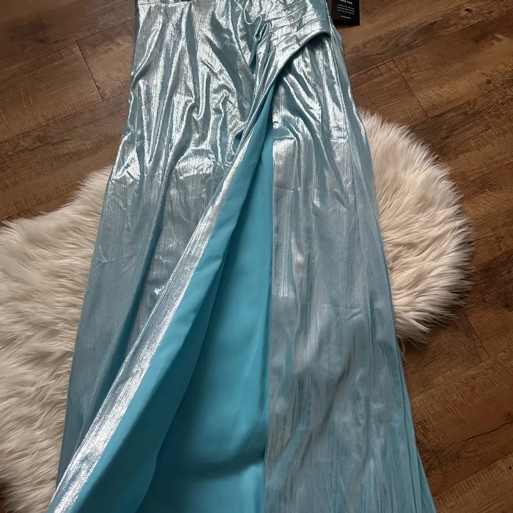 RETROFETE Yesi Dress In Blue Silver - Image 6