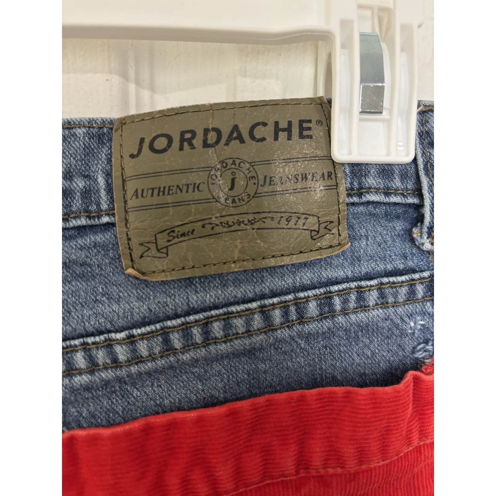 Vtg Customized Jordache Denim Cut Off Shorts Size 7/8 High Rise Festival 90s - Image 5