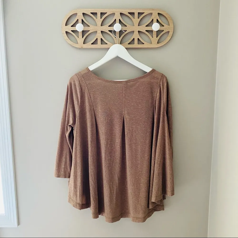 Free People 3/4 Sleeve Pullover Top Sz Medium - Image 9