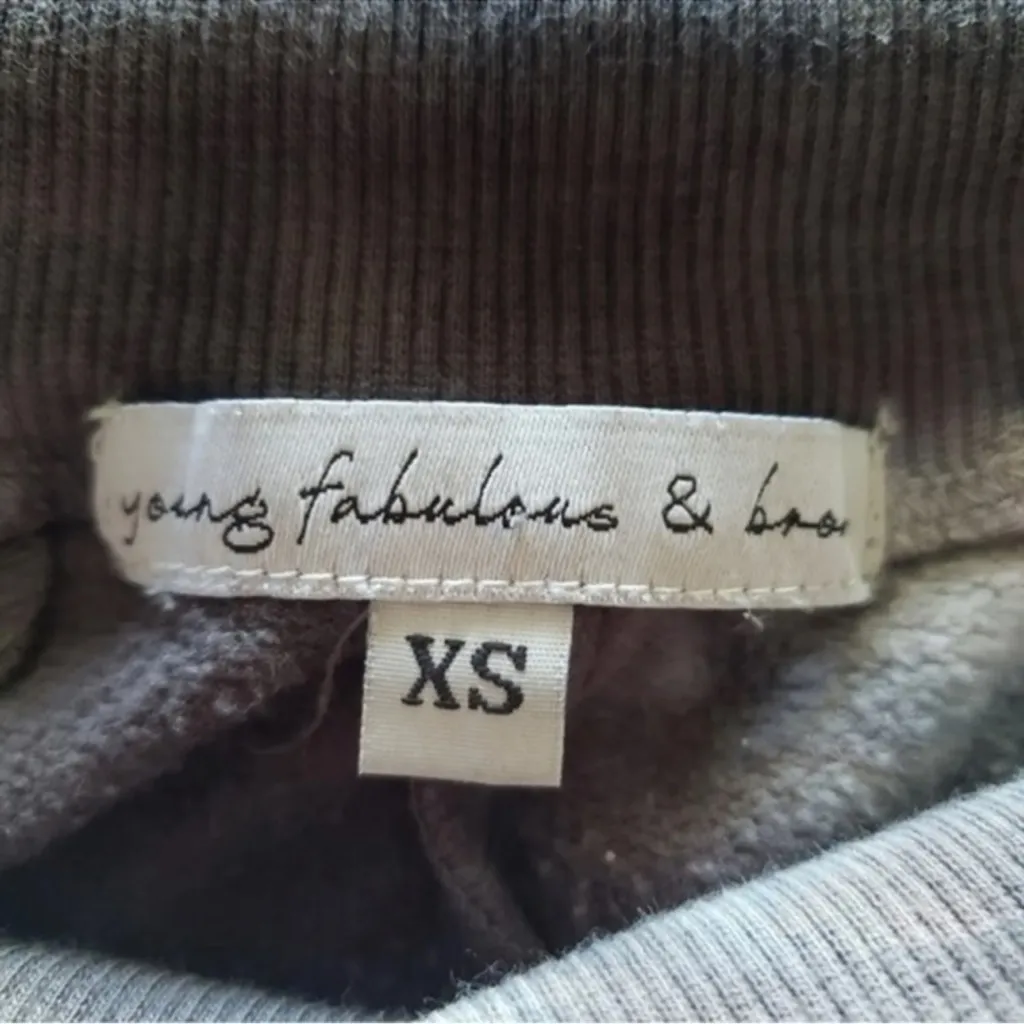 Young Fabulous & Broke Jogger Pants NWOT Rare Brown Mix See All Photos on Color - Image 4