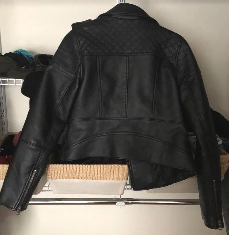 American Eagle Outfitters NWOT Faux Leather Jacket - Image 3