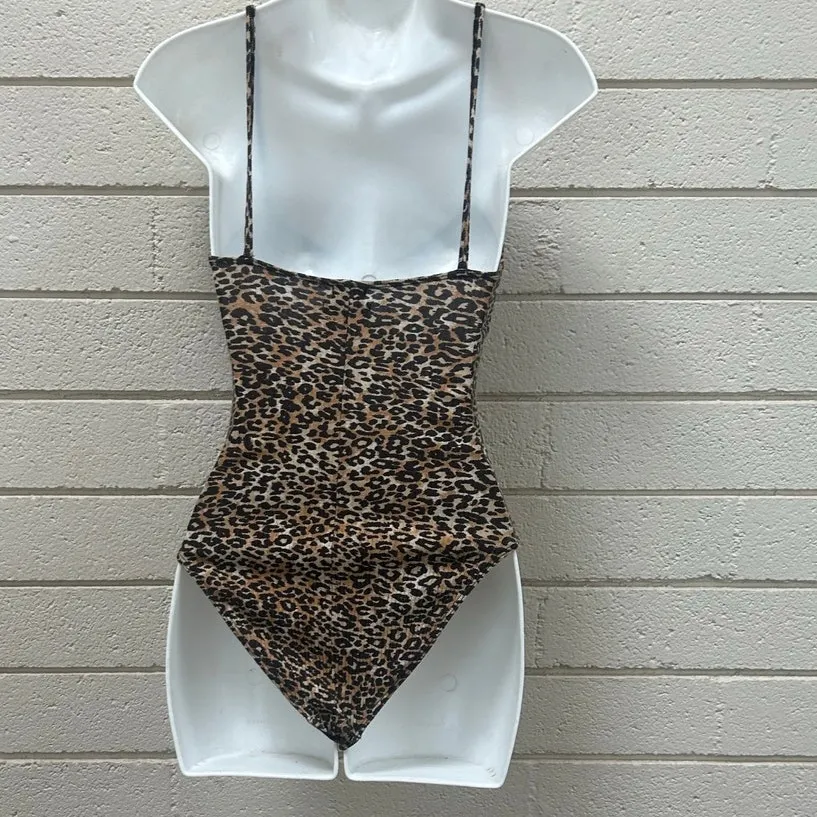Urban Outfitters Out from Under Animal Print Bodysuit size XS - Image 5