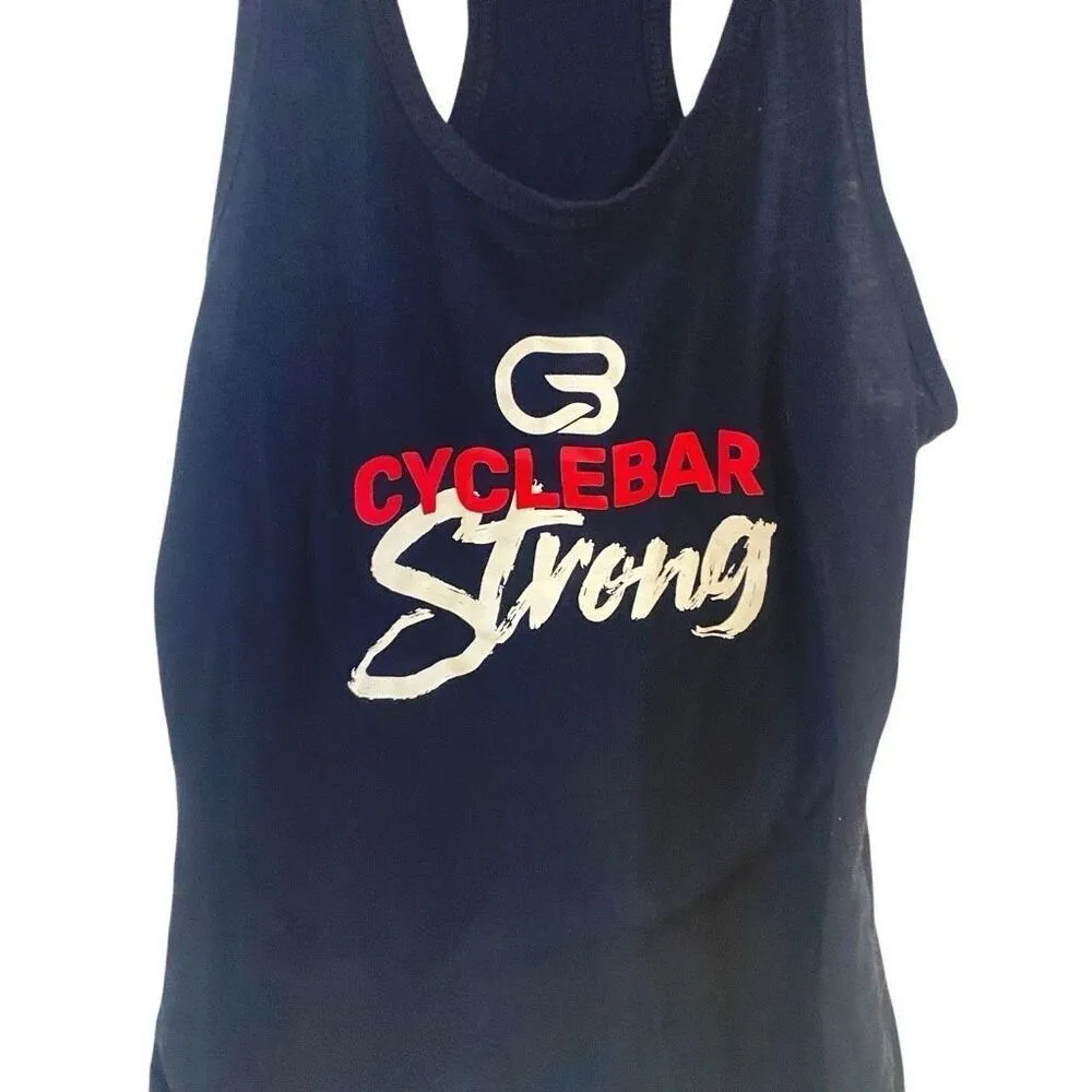 Cycle Bar Small Tank top red white razor back tank - Image 3