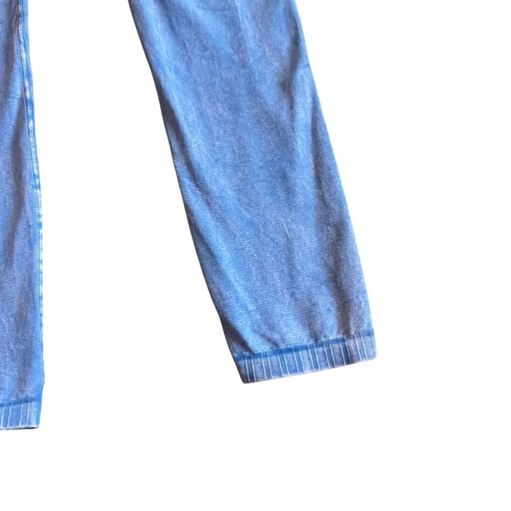 Free People Movement Blue Cutout Leggings Stretch Workout Athleisure Athletic XS - Image 3