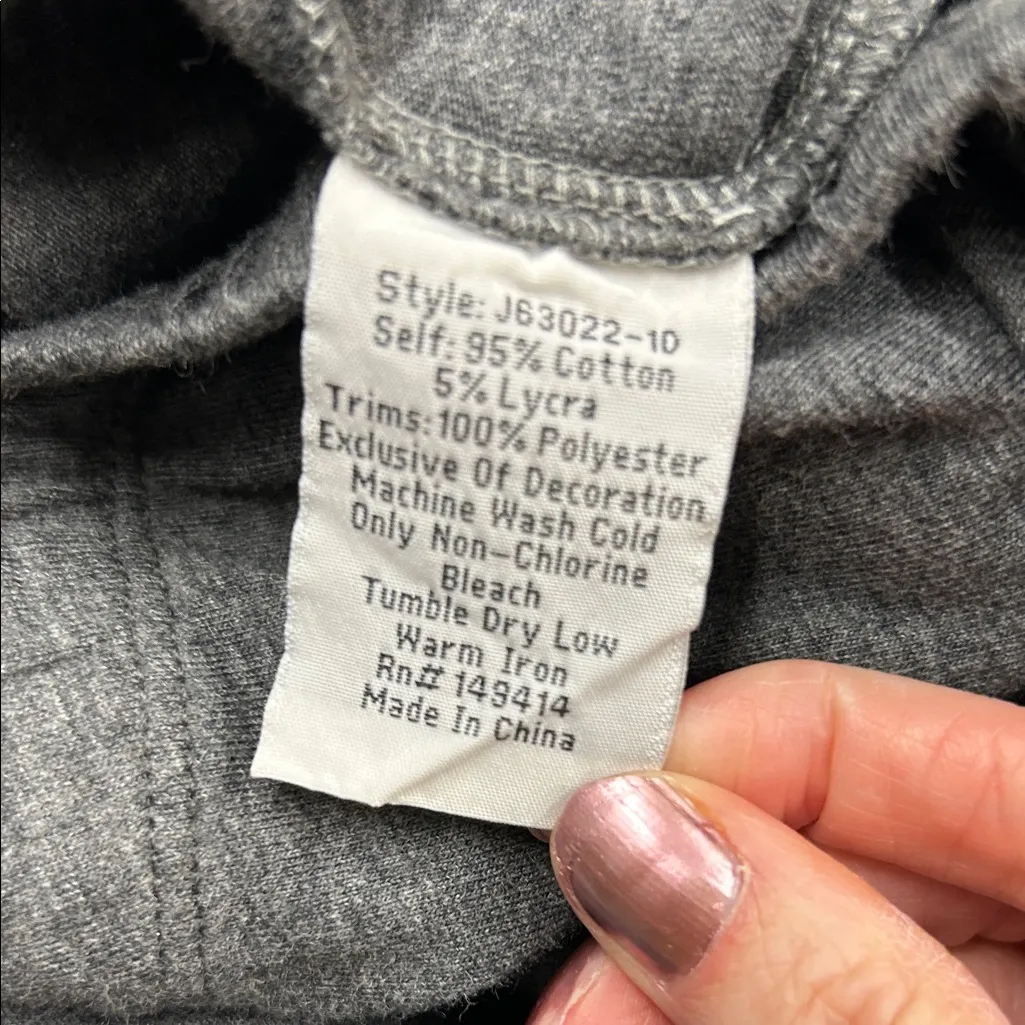 Johnny Was Charcoal Gray Leggings Embroidered Fish Sea Animals Size Small NWT - Image 8