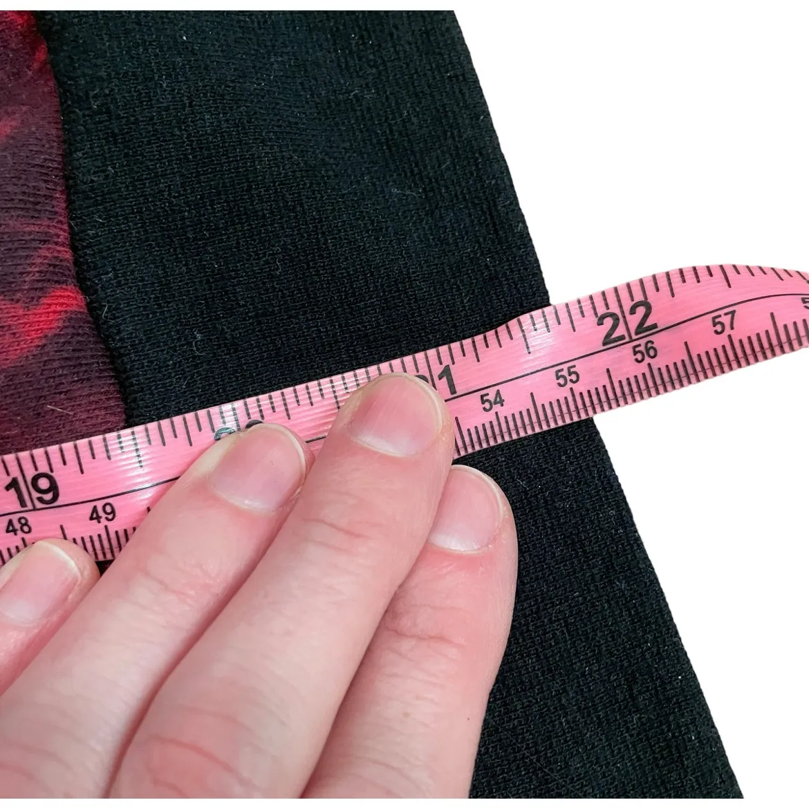 Superdown Tie Dye Sweatshirt Red Black - Image 8