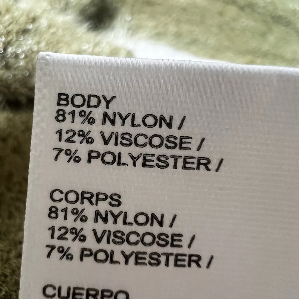 Urban Outfitters Martini Fuzzy Eyelash Olive Green Cropped Sweater - Image 8