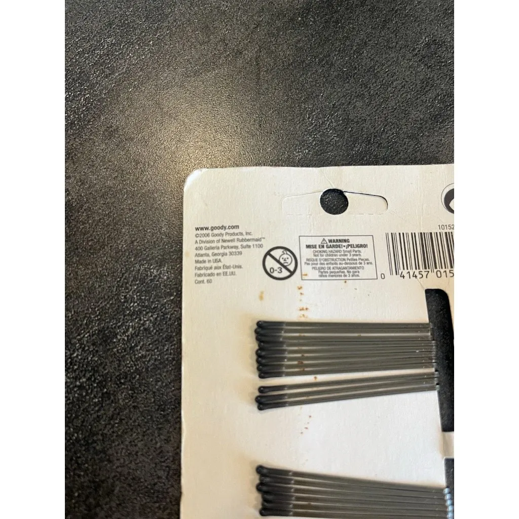 vtg hair accessories lot Beaded Bobby Pins Clasp Hair Accessories Black - Image 2