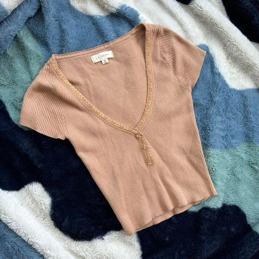 Pacsun Tan New Without Tags T Shirt - Image 2