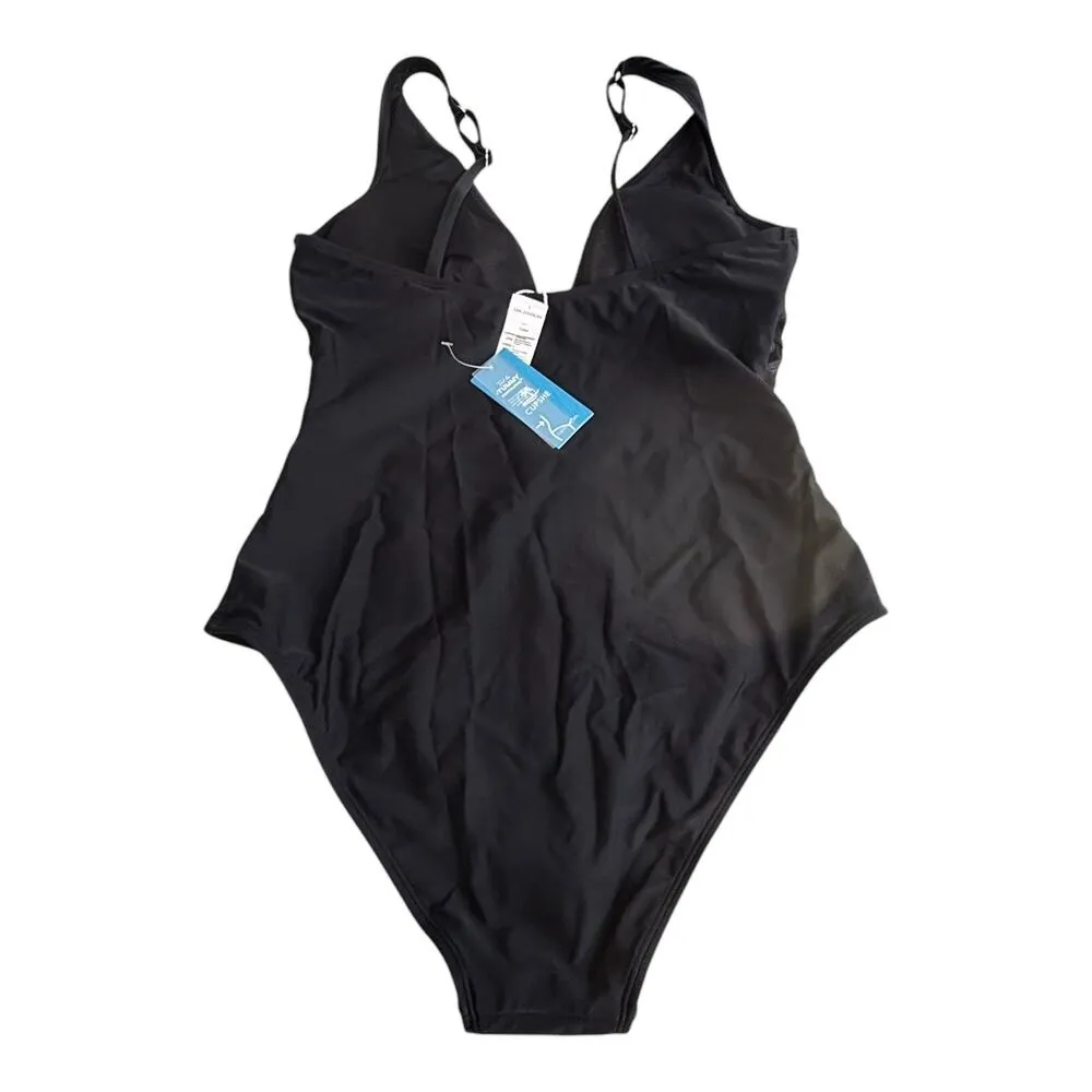 NEW Cupshe SWIMSUIT Women's LG 1PC Bathing Suit Tummy Control Mesh Adj. Straps - Image 5