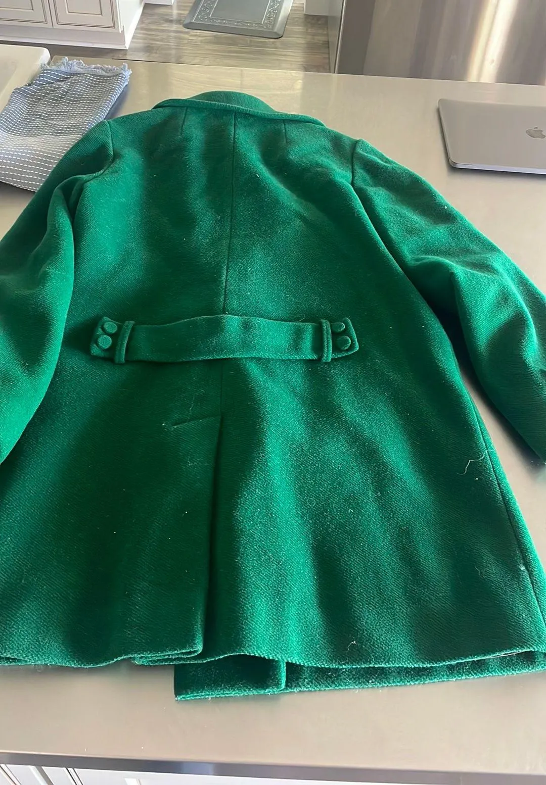 Vintage Wool Coat Size L - Image 2