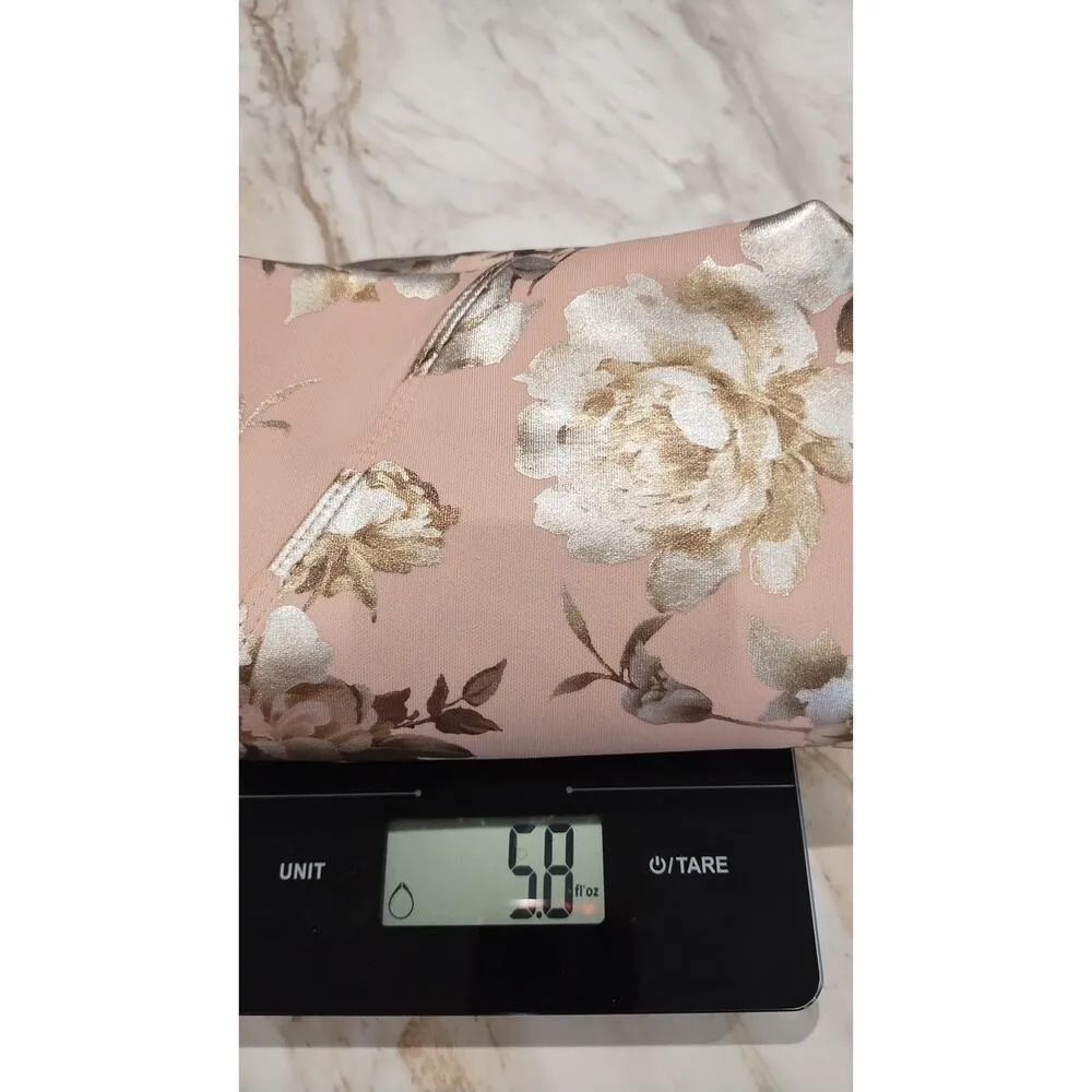 J. For Justify Pink Metallic Floral Sleeveless Summer Dress size Small. - Image 13