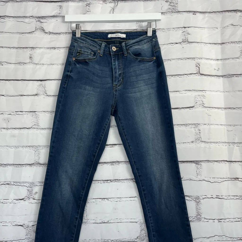 KanCan Skinny Jeans Mid Rise Dark Indigo Wash Women’s Size 3/25 Stretch Denim - Image 6