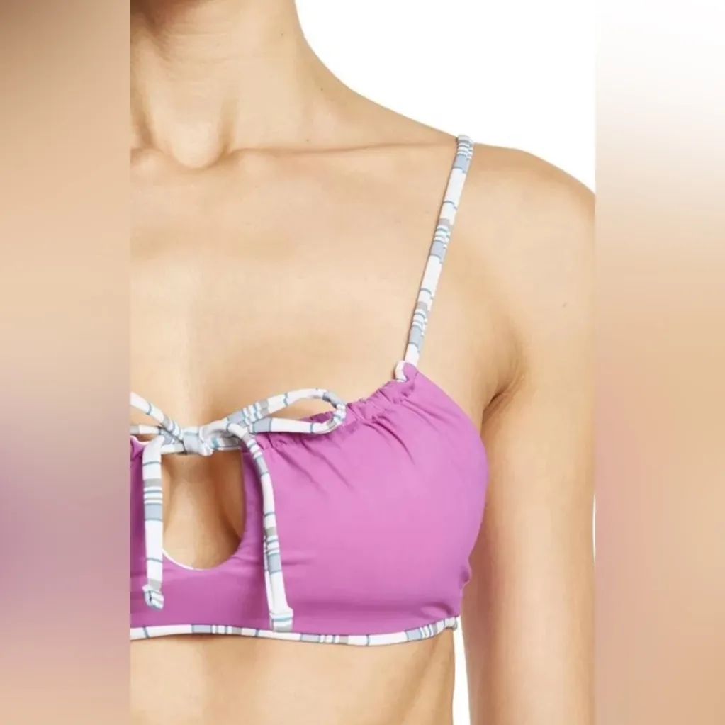 Maaji Skyline Samatha Reversible Keyhole Tie Bikini Top - Image 4