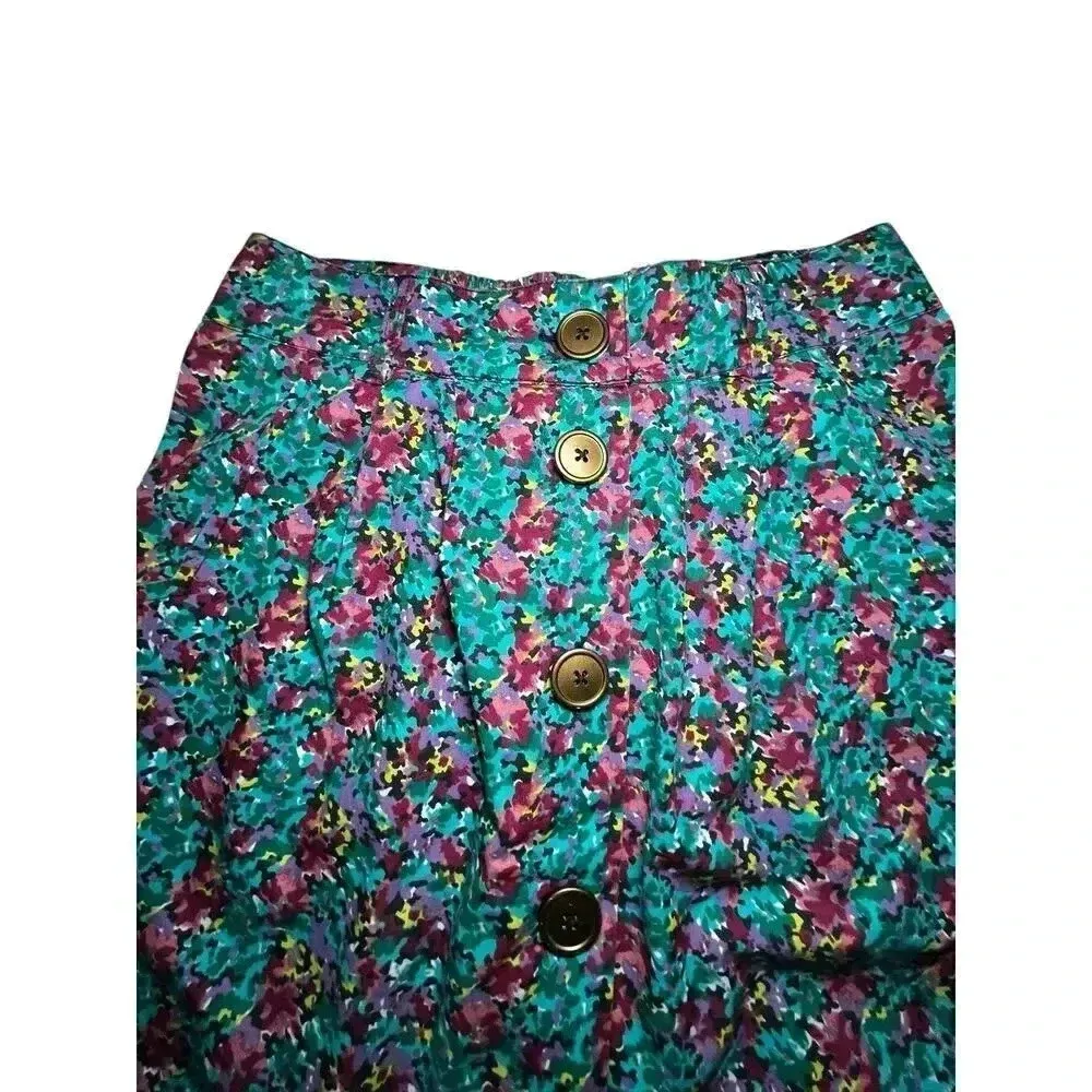 Y2K Floral Micro Mini Skirt Sz‎ S Coquette Cottagecore Preppy Vibes - Image 2