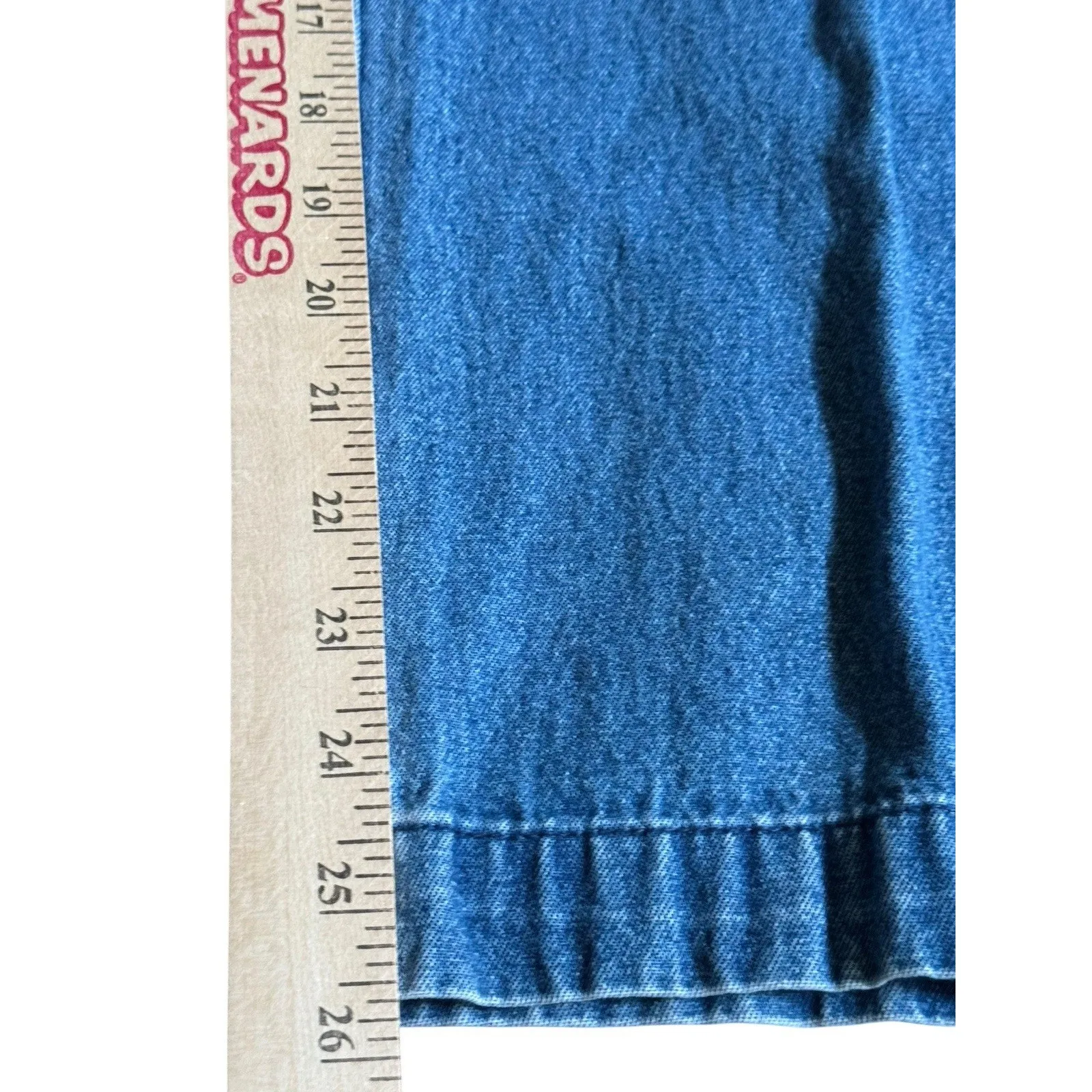 White Stag Denim Jeans Petite 14 Elastic Waist Button Zipper Classic Grannycore - Image 5