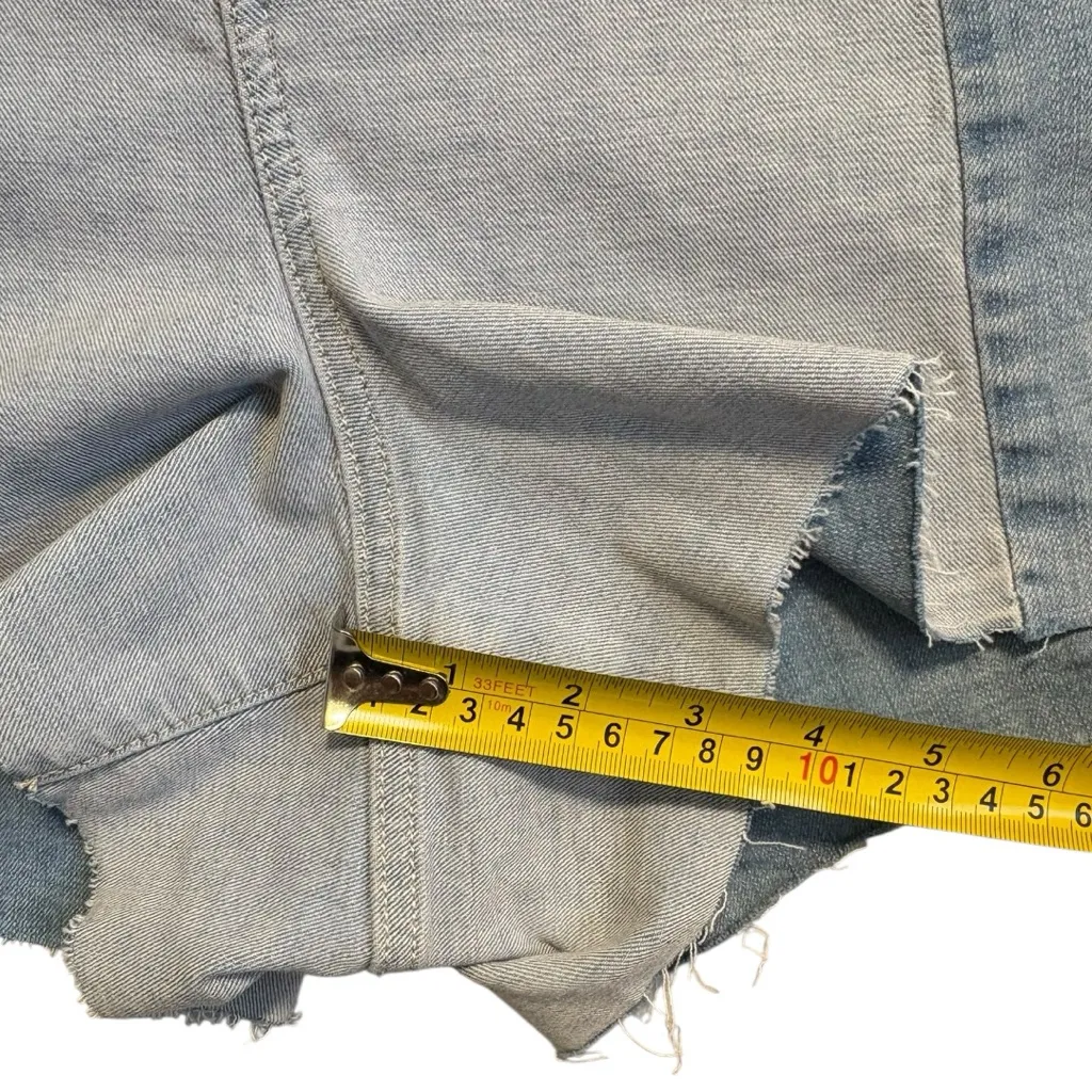 TORRID Jean Shorts Womens Plus 22 Patchwork Denim Streetwear Festival Casual NWT - Image 8