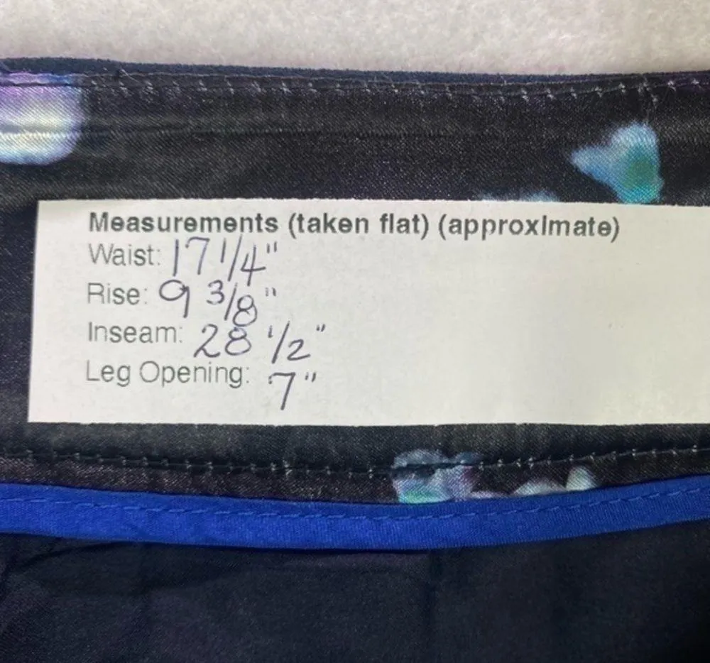 Savile Row Co. Womens Pants Size 10 Stretch Blue Pleated Mid Rise Cuffed Tapered - Image 12