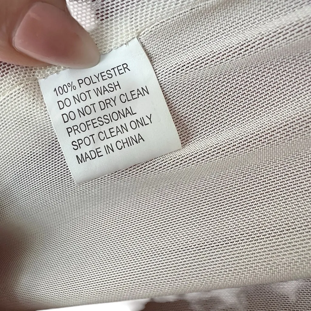 NWT Ieena for Mac Duggal Rose Pink Embellished Neck Trumpet Gown Size 10 #49093 - Image 11