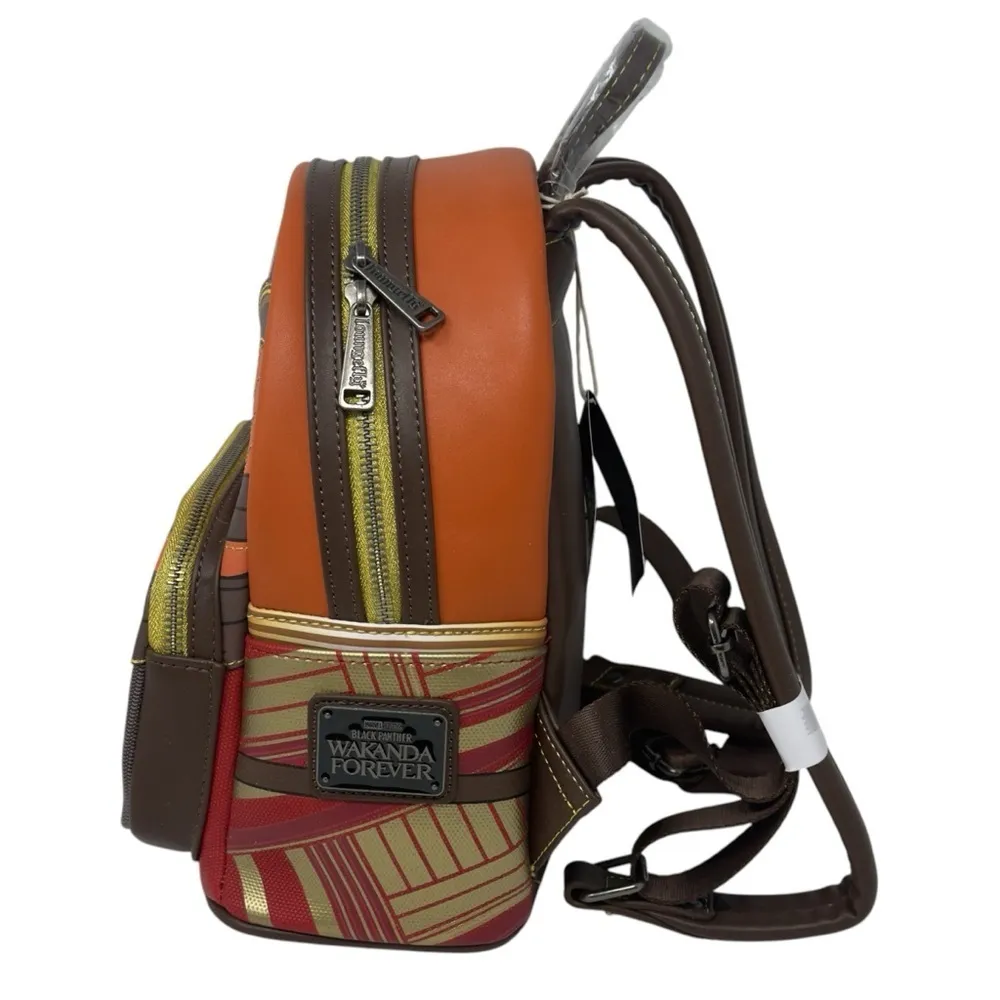 Loungefly Marvel Black Panther Wakanda Forever Okoye Cosplay Mini Backpack NEW - Image 5