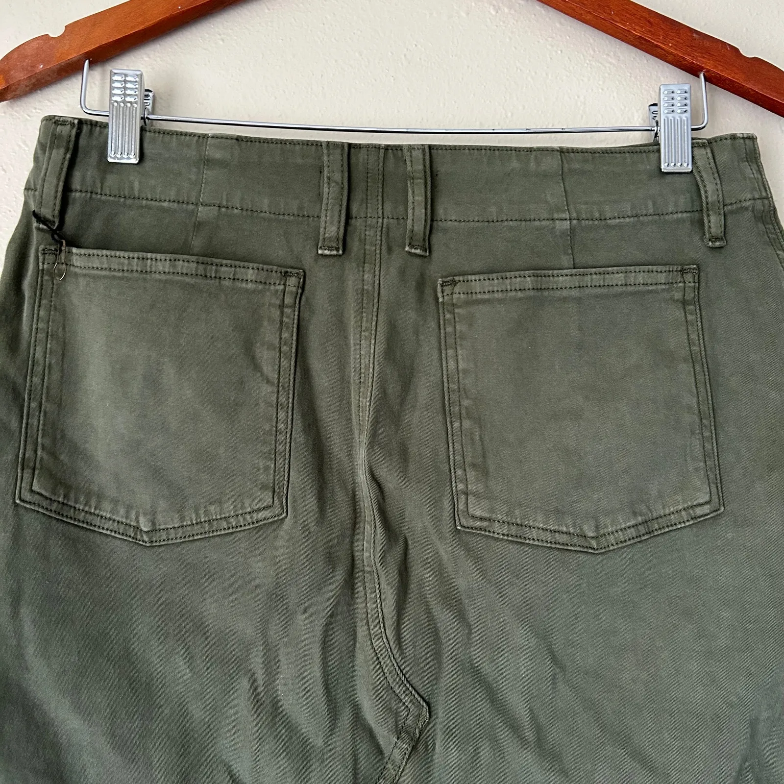 Hudson Olive Green High Rise Lulu Mini Skirt Size 28 - Image 7
