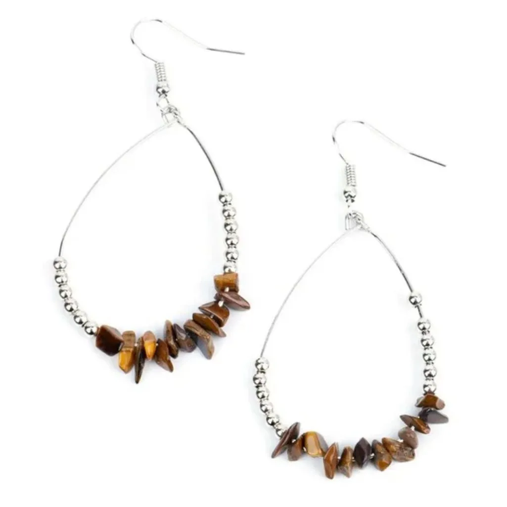 Come Out of Your Shale Brown Earrings (149) - Image 2