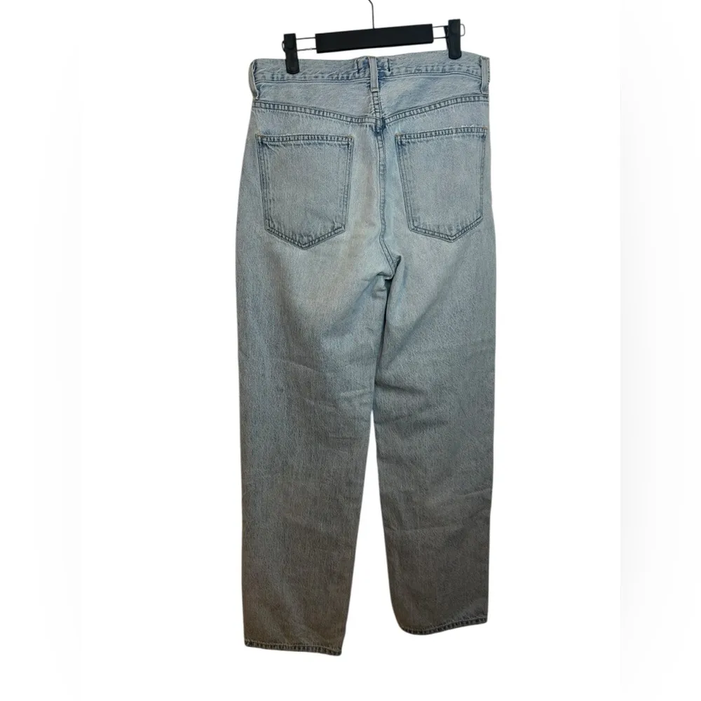 Agolde Criss Cross Light Blue Jeans - Image 3