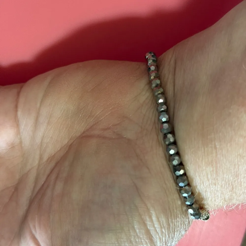 Beaded Necklace Silver - Image 4