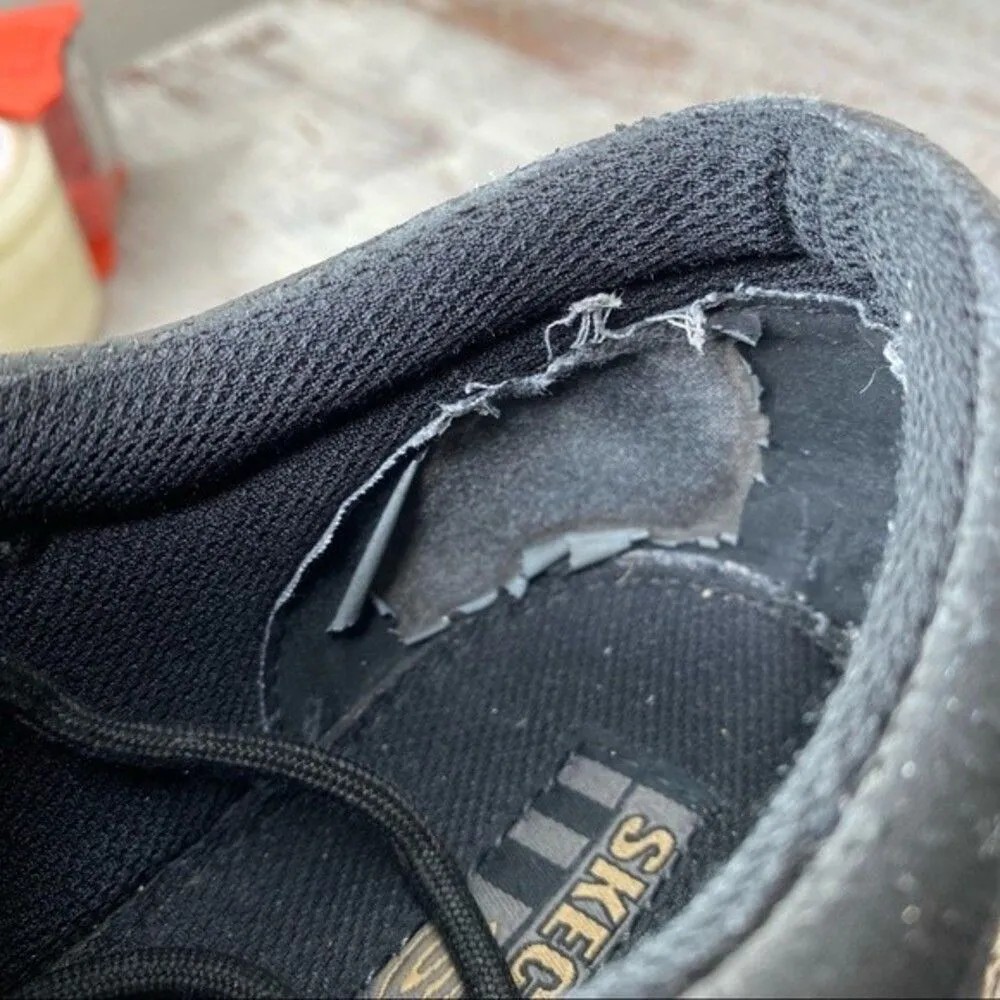 Vintage 90s 1990s Skechers Black leather Platform Shoes  
Size 11 - Image 12