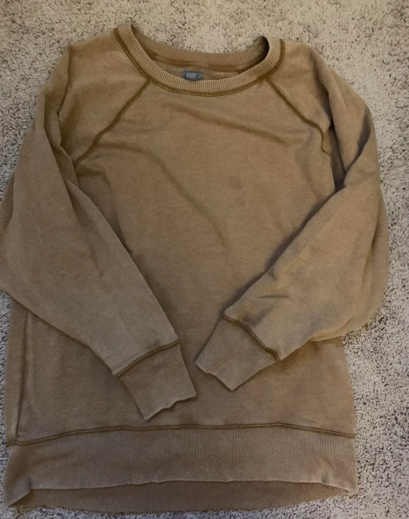 Aerie Camel Oversized Sweatshirt - Image 3