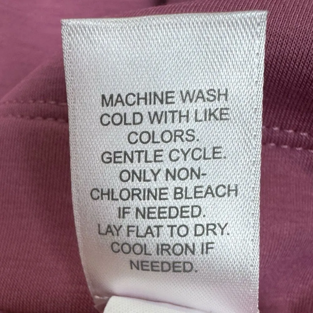 J. Jill Pure Jill Double Knit Seamed Tunic XL Dusty Pink V - Image 6