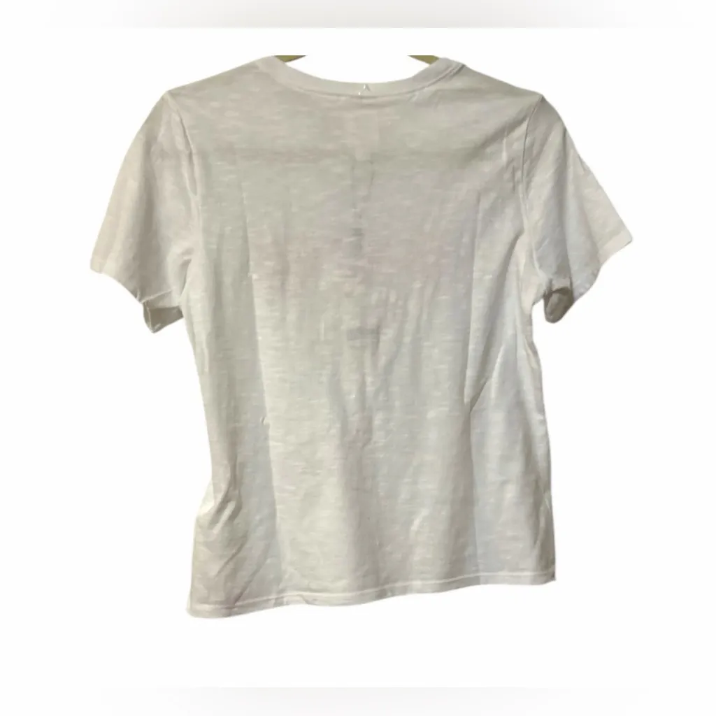 CINQ A SEPT Je Taime Heart Shrunken Tee size M - Image 4