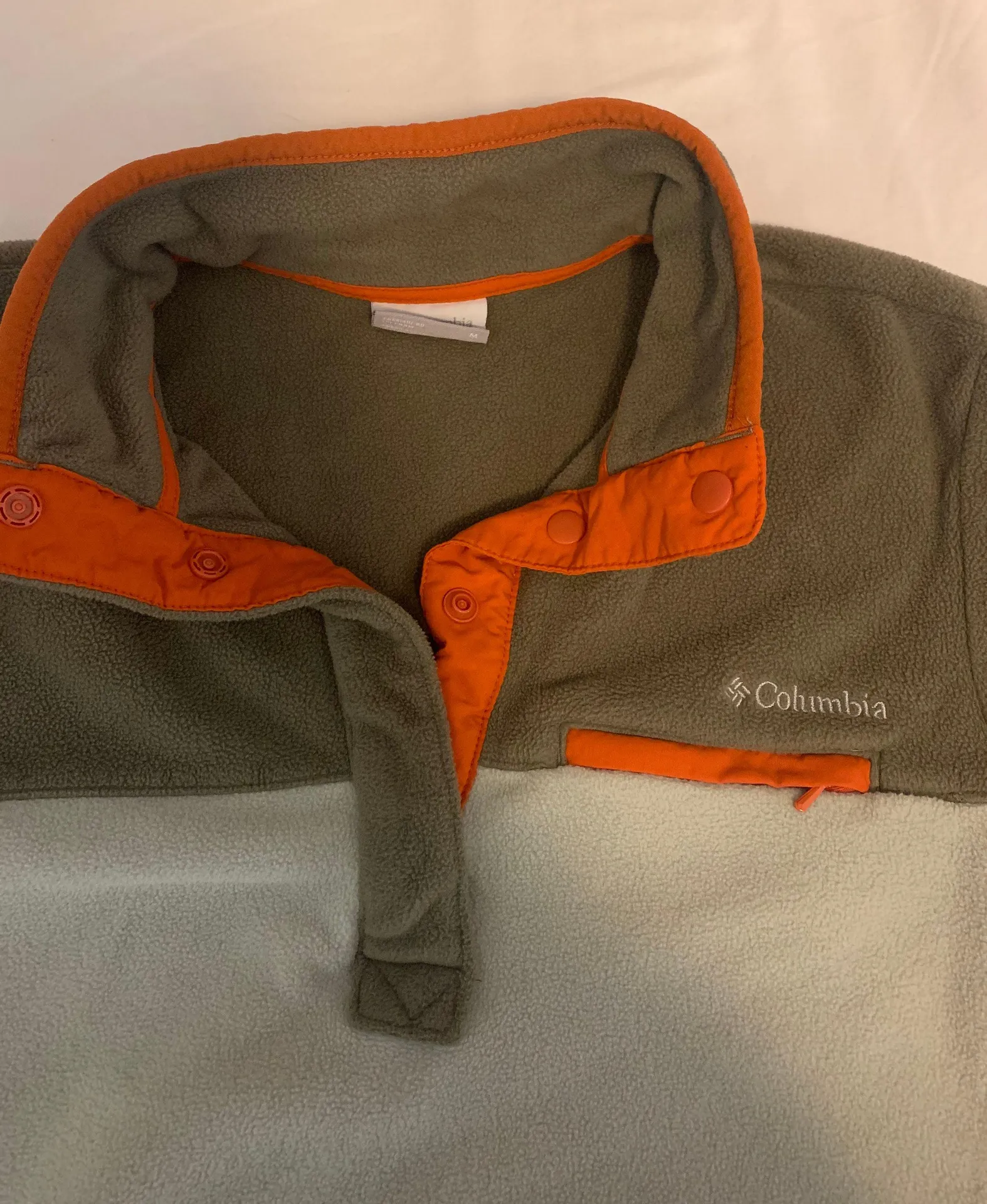 Columbia Fleece Quarter Button Down Collar - Image 6
