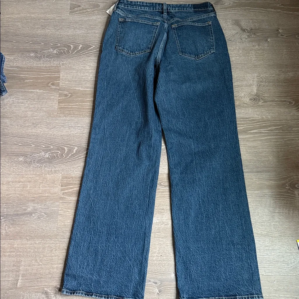 NEW Abercrombie & Fitch Curve Love High Rise 90s Relaxed Jean 30L - Image 3