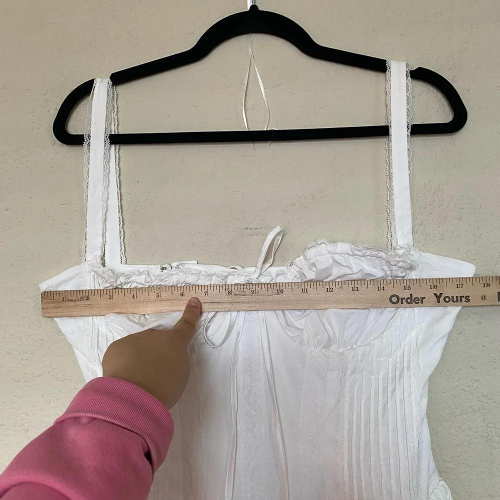 HOUSE OF CB L D-DD Taller  'Pietra'‎ White Corset Mini Dress NWOT Large - Image 8