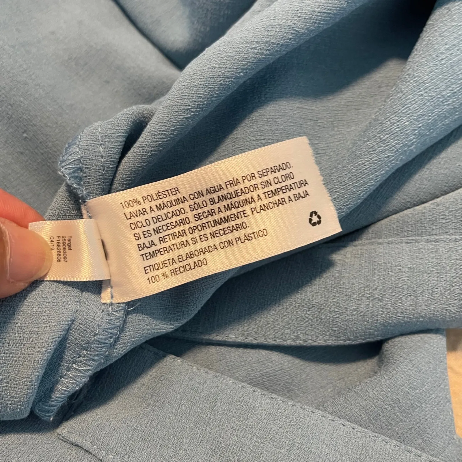 Prologue Women's Dress Size Small Blue V‎ Neck Midi Cap Sleeve Casual - Image 6