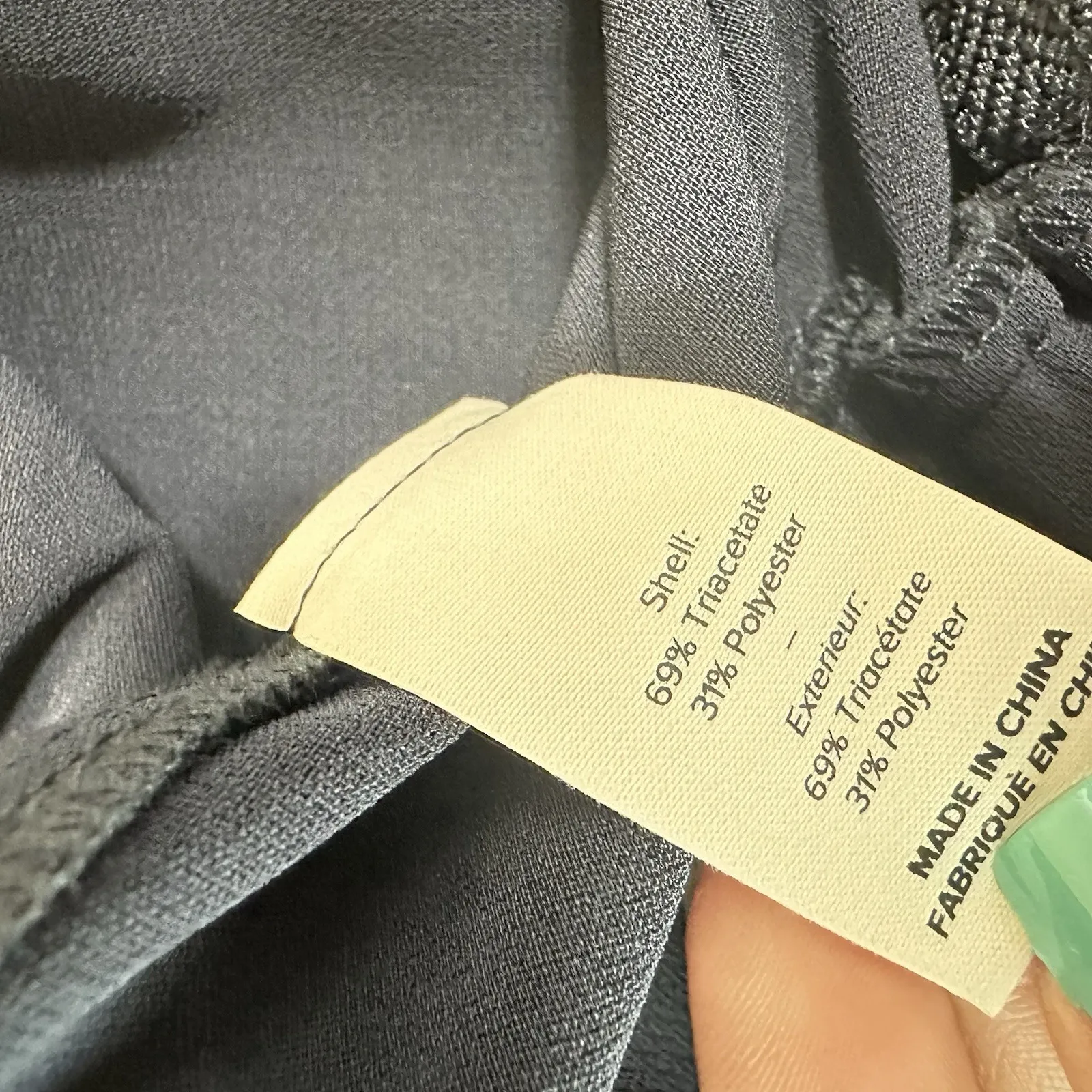 Cinq A Sept Austine Crop Pant Navy Blue High Waist Womens Sz 6 Zip Front Stretch - Image 9