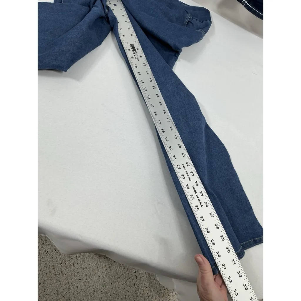 Womans Excellent Condition Woman Within Pullon Blue Jeans 20W Flare Leg 0090/Z-2 - Image 8