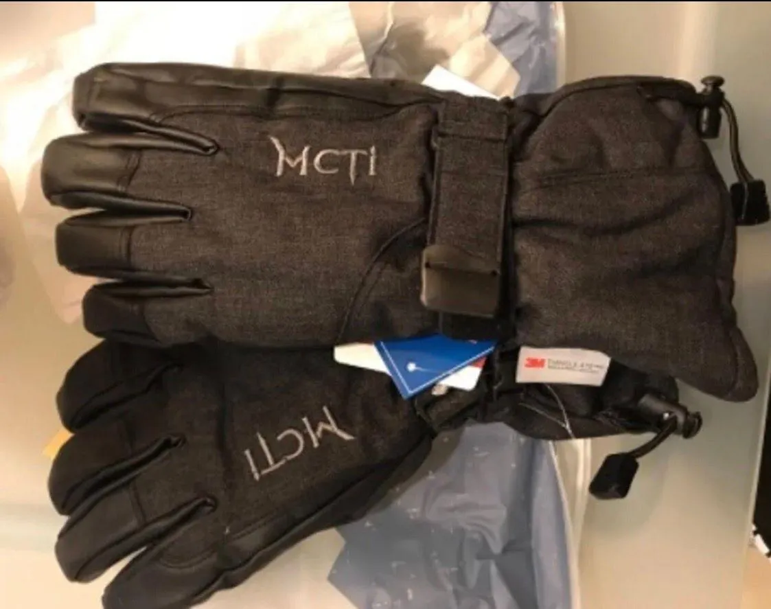 Ski Glove Winter Waterproof NWT(L) Gray - Image 4