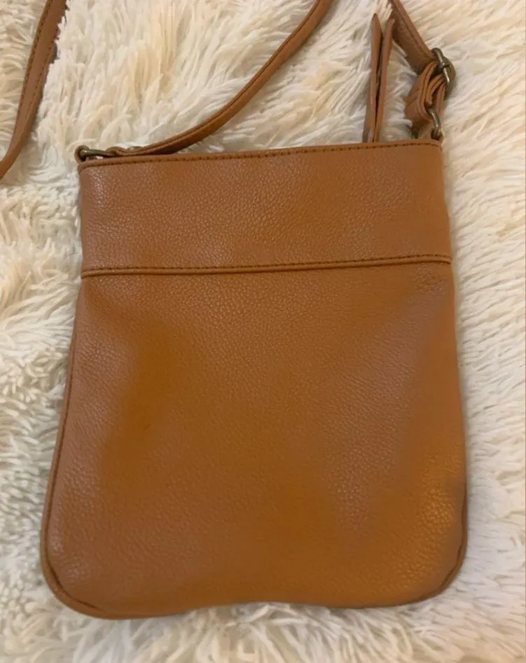 Small Cross Body Purse Brown Charming Charlie Long Strap - Image 4