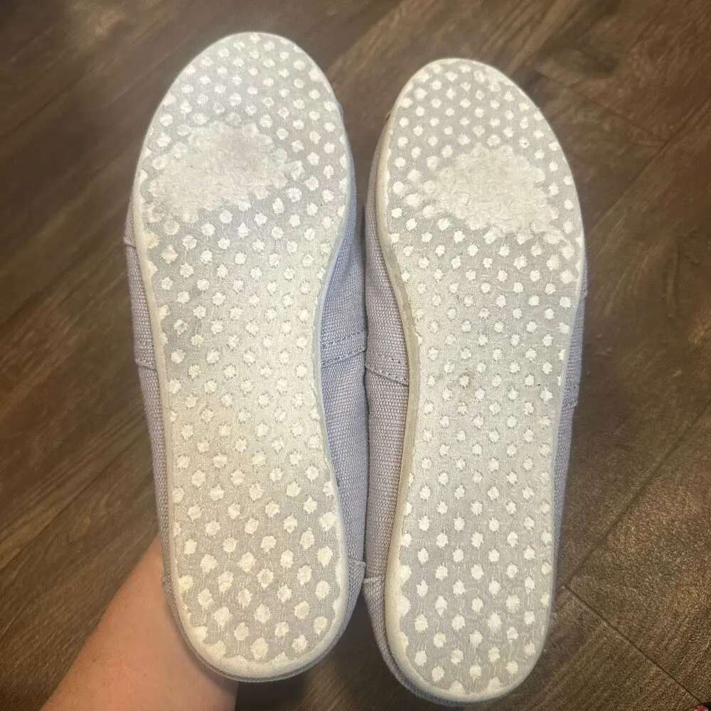 Tom’s gray slip on minimalist basics normcore size 10 shoes - Image 5