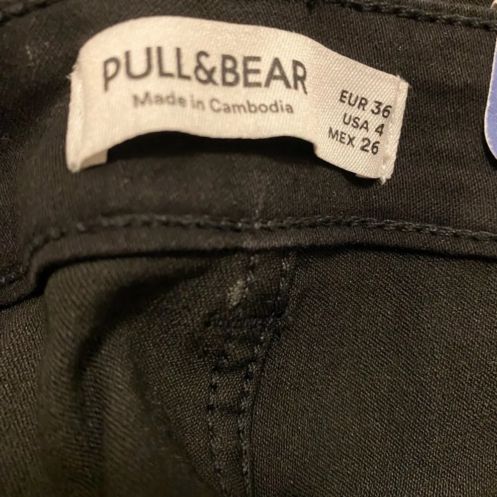 Pull&Bear Black Skinny High Waist Jeggings. NEW - Image 4