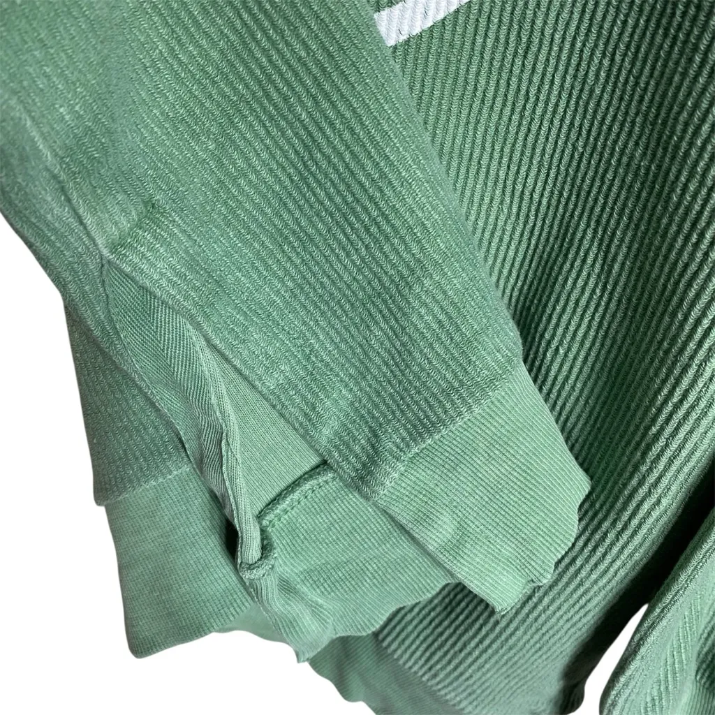 Happy Face Green Sweatshirt Size M - Image 4