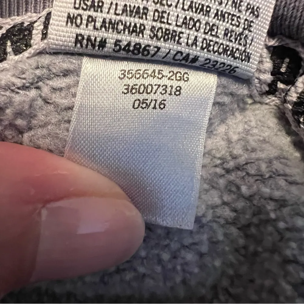 Victoria's Secret PINK Oversized Crewneck Women’s XS Slate Grey Sweatshirt - Image 6